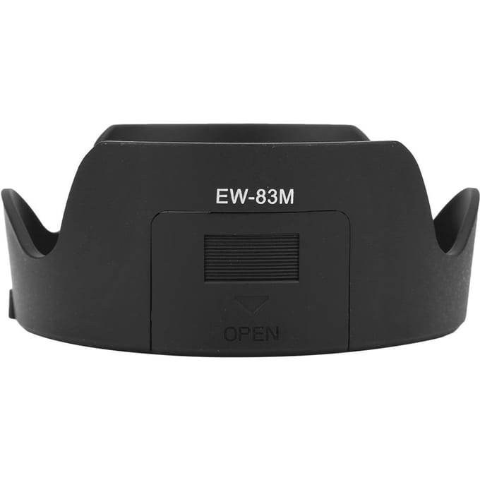 EW-83M Camera Mount Zonnekap voor Canon EF 24-105mm f/3.5-5.6 IS STM Lens black