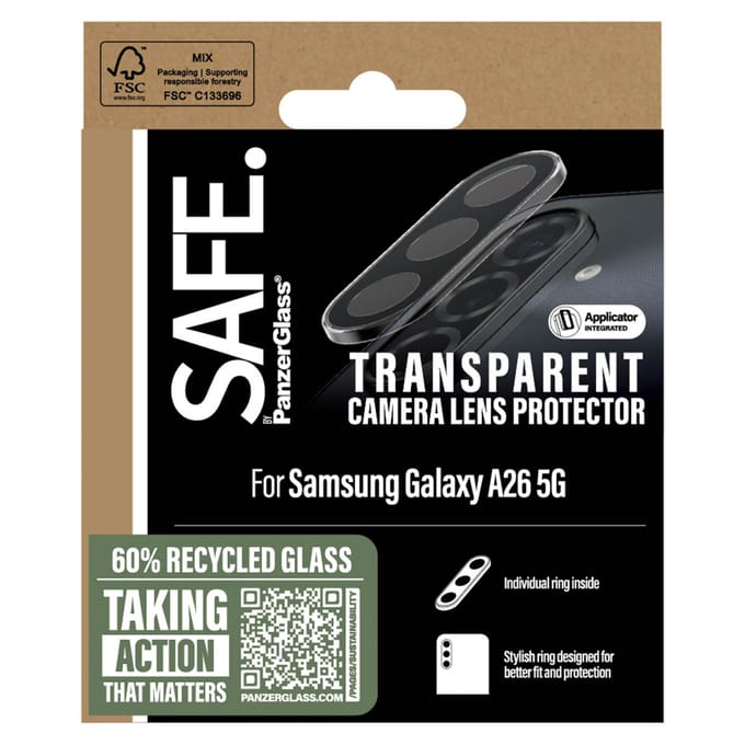 SAFE by PanzerGlass Camera Lens Protector Transparent Samsung Galaxy A26 5G