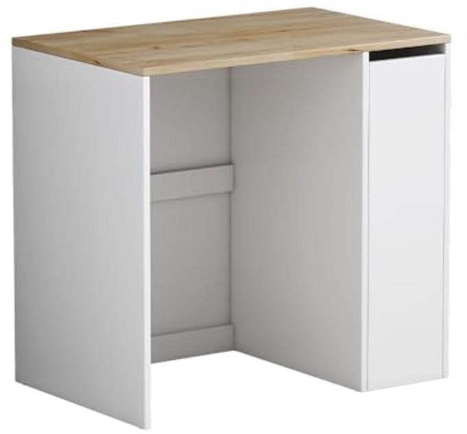 Wasmachinekast 93,5 x 60 cm - Modern Eiken Badkamermeubel met Opbergruimte