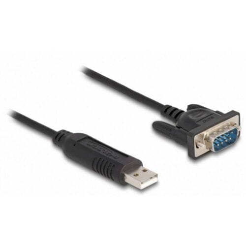 Delock USB 2.0 to serial RS-232 adapter D-Sub 9 male with compact connector housing 50 cm FTDI