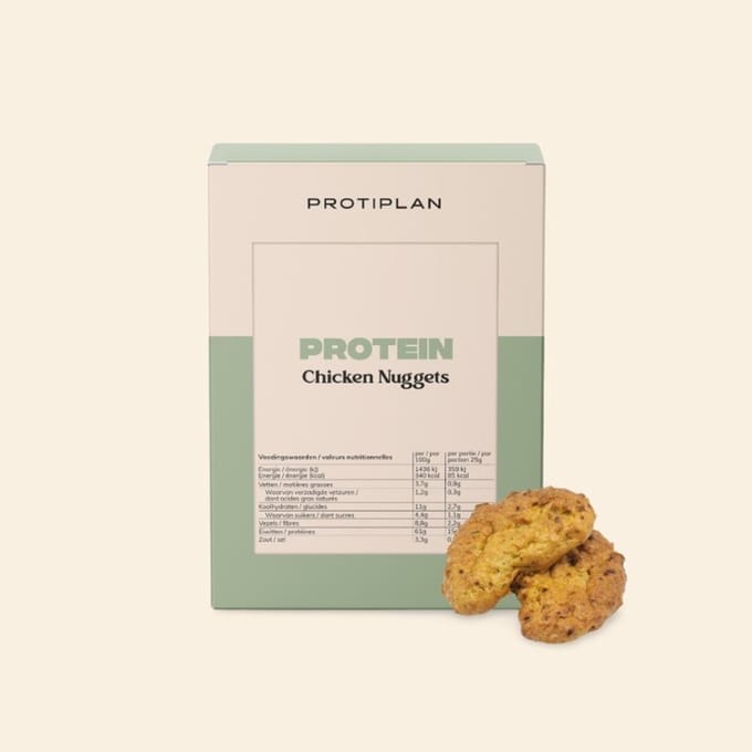 Protiplan - Kipnuggets - 7 x 25 g - Koolhydraatarm - Eiwitrijk