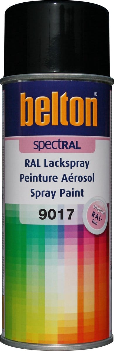 Spuitbus RAL 9017 Verkeerszwart 400ml