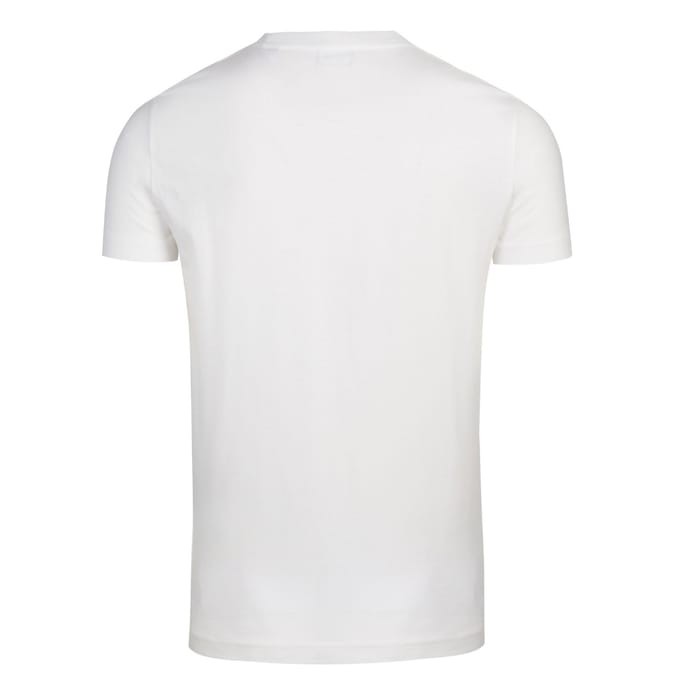 Diesel T-Just-SV Only The Brave Logo Witte T-Shirt