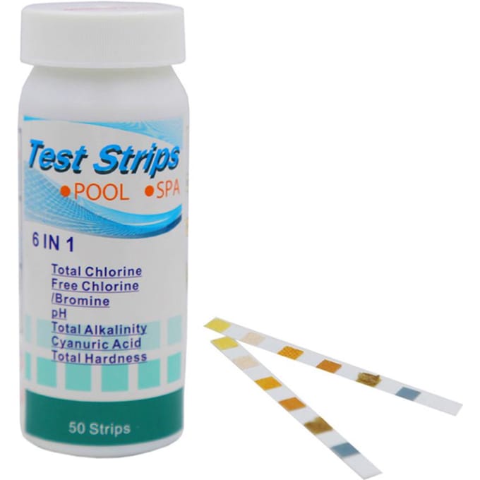 50 stuks Zwembad SPA Teststrips Chloor pH Alkaliteit Waterhardheid 50pcs