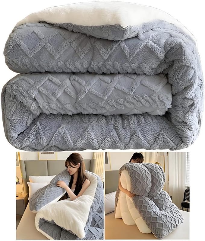 Extra Zachte & Warme Deken - Dikke Isolerende Pluche Comfort - Ideaal voor de Winter