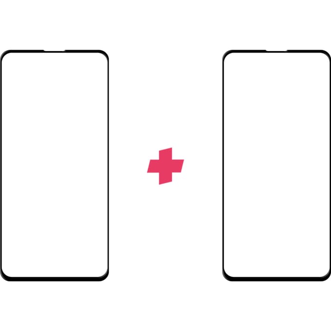 DuoPack: Xiaomi Mi 9T Pro screenprotector gehard glas Edge to Edge