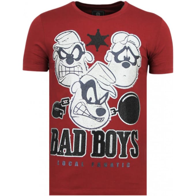 Beagle Boys - Funny T shirt Mannen - 6319B - Bordeaux