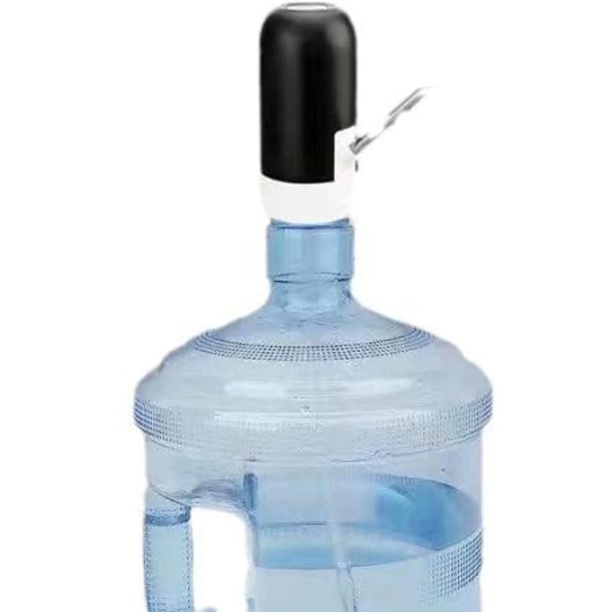 Pompe à eau électrique automatique pour bonbonne, distributeur portable rechargeable par USB black