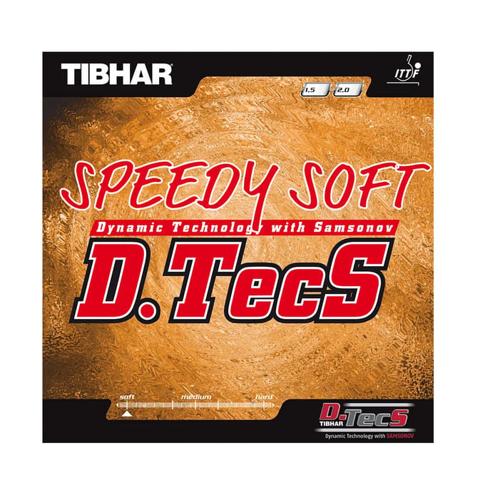 Tafeltennisrackethoes Tibhar Speedy Soft D.TecS R