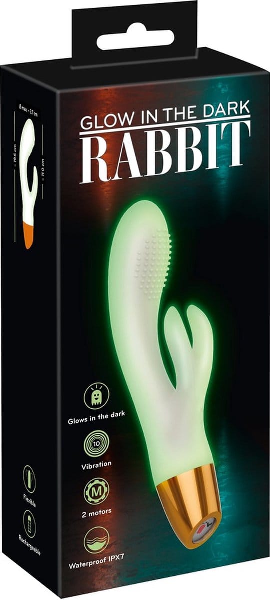 Glow In The Dark Rabbit Vibrator Wit