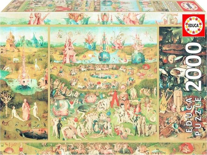 2000 stukjes puzzel Educa El Jardín Delicias