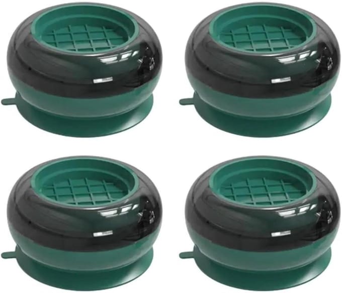 Wasmachine Dempers - Steunvoeten - Apparaat Stabiliseren - Antislip Ontwerp - 4 Stuks - Groen