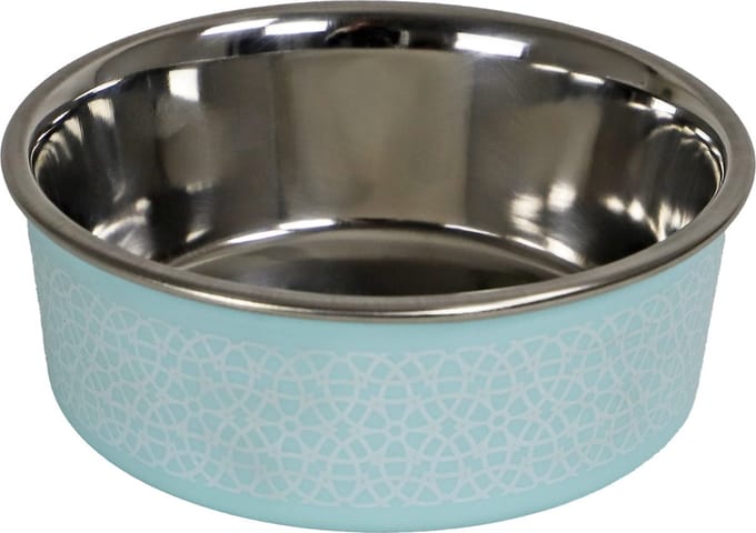 Boon Eetbak RVS Sneeuwpatroon 13cm/540ml Turquoise