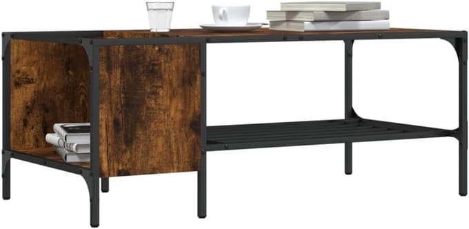 Trendy Houten Salontafel 100x51x40 cm met Onderlegger