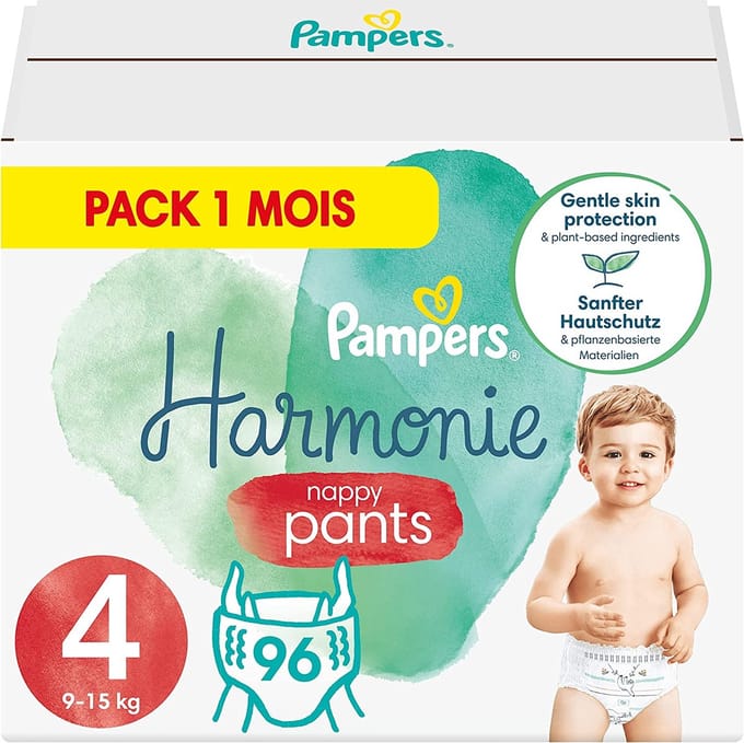 Pampers Harmonie Pants Maat 4 (9kg-15kg) - Mega Pack - 96 Luierbroekjes