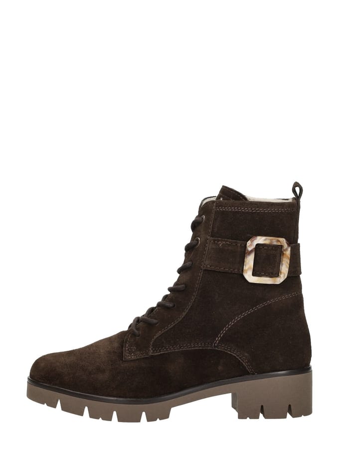 SUB55 Comfort Collection Molly 06 Veterschoenen Hoog - donkerbruin - Maat 40