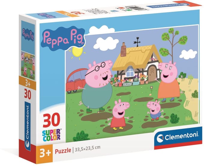 Clementoni - Puzzel - 30 Stukjes - Peppa Pig - Kinderpuzzel - Vanaf 3 jaar