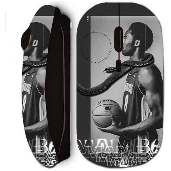 Souris sans fil - MANIACASE - Kobe Bryant - Noir - Nano récepteur USB - Connectivité sans fil