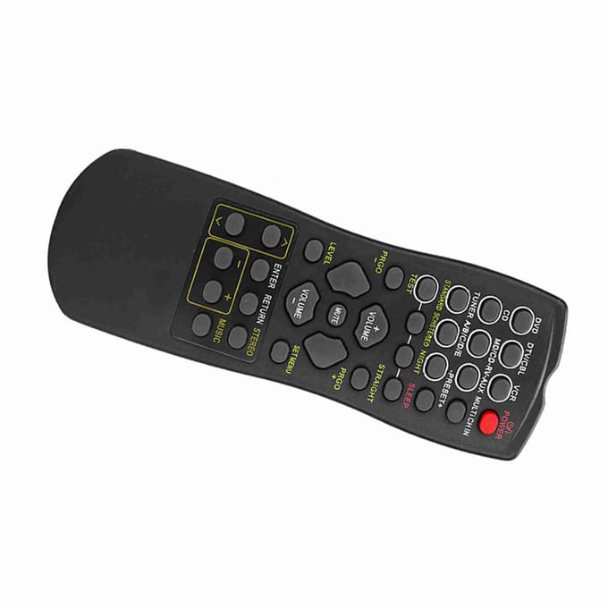 Télécommande de remplacement pour téléviseur RAV22 RX‑V459 RX‑V357 HTR5830 RX‑V357 black