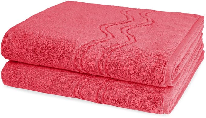 Ross Dames en Heren 2 X douchedoek - Als set Cashmere feeling