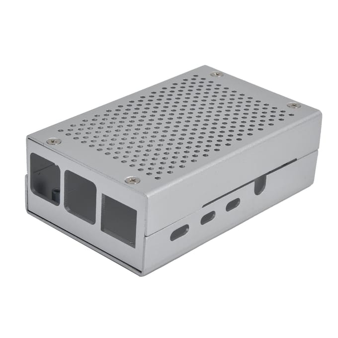 Warmteafvoerbehuizing Aluminiumlegering Koellichaam Behuizing voor Raspberry Pi 4 Microcomputer Onderdelen