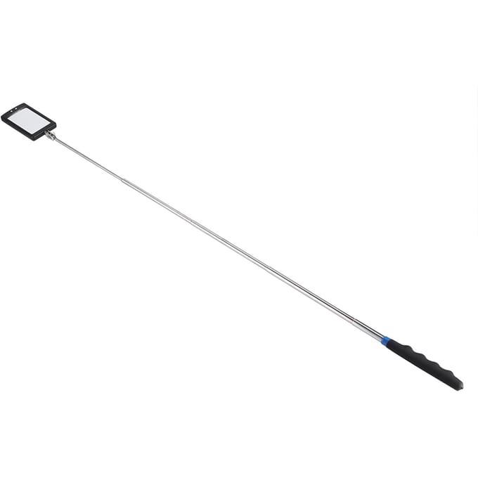 Uitschuifbare LED Verlichte Flexibele Verstelbare Inspectiespiegel 360 Graden Draaibaar Verlenggereedschap white