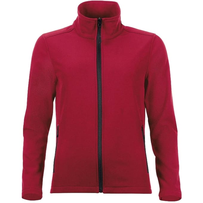 SOLS Dames/Dames Race Soft Shell Jas (Peperrood)
