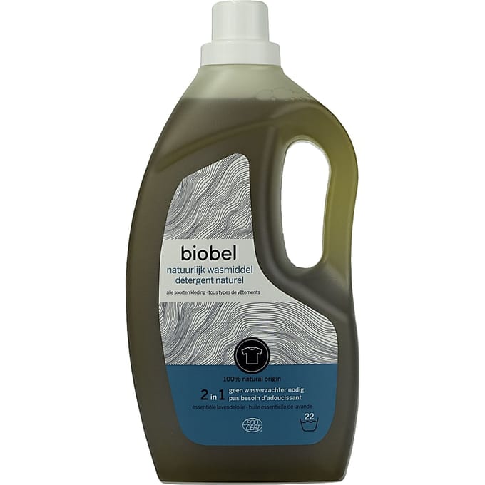 Biobel – Vloeibaar Wasmiddel – 1,5 L - 100% Natuurlijk – Biologisch afbreekbaar
