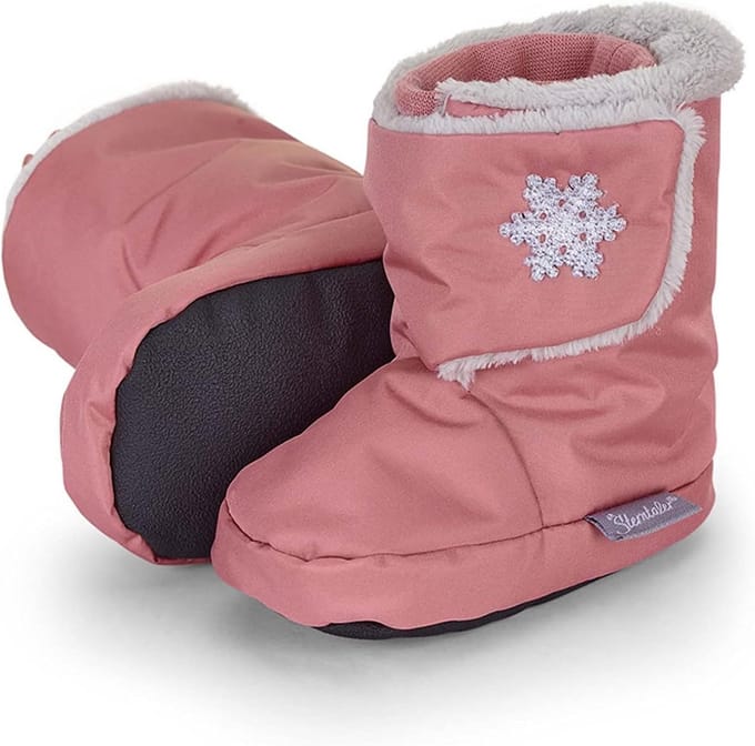 Zachte Babyschoenen met Warme Voering en Elastische Zool