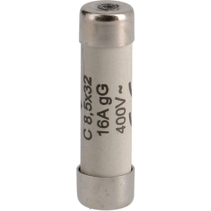 Hager Cilindrische Zekering 16A 400V AC 8.5x32mm - L8532C16 [10 Stuks]