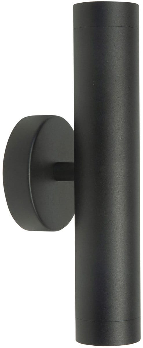 Wandlamp | 5,5 cm | perugia | 2 lichts | GU10 | zwart | metaal | moderne verlichting