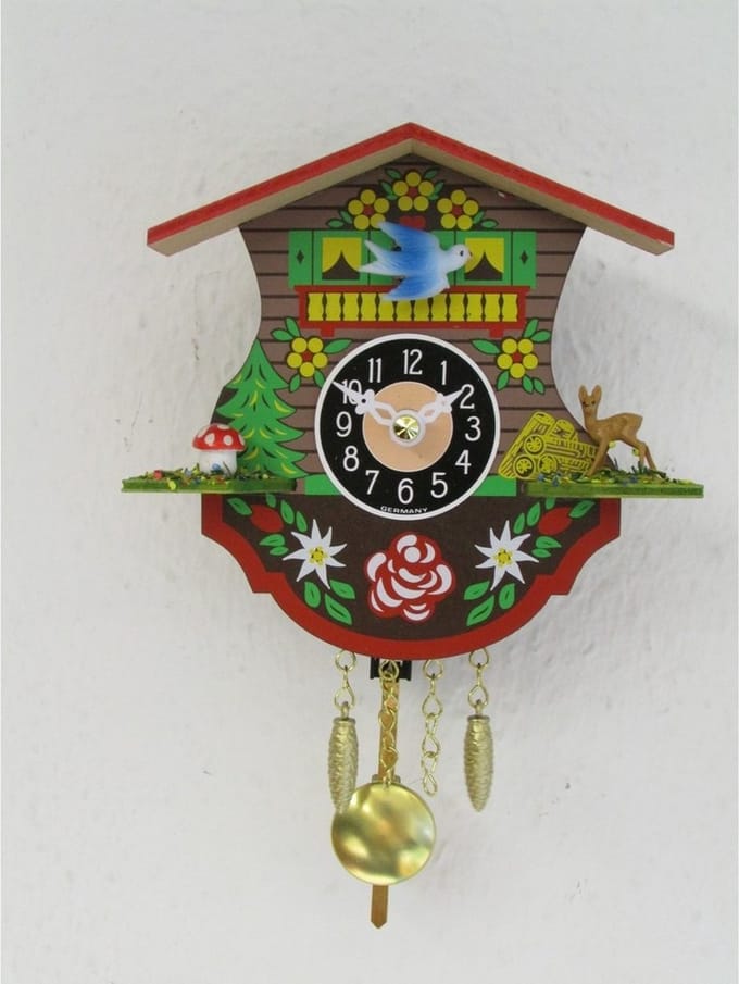Engstler - 0110 QP - Wandklok met slinger - Quartz