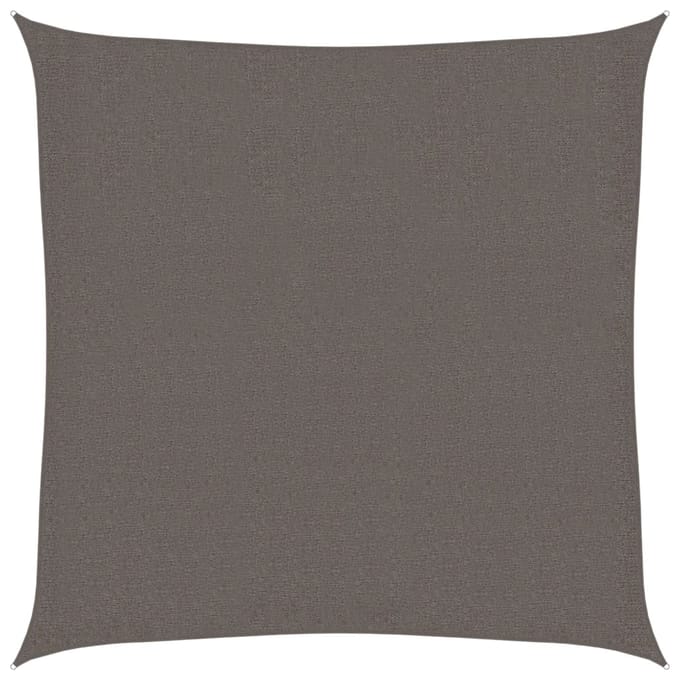 vidaXL - Zonnescherm - HDPE - vierkant - 2x2 - m - antraciet