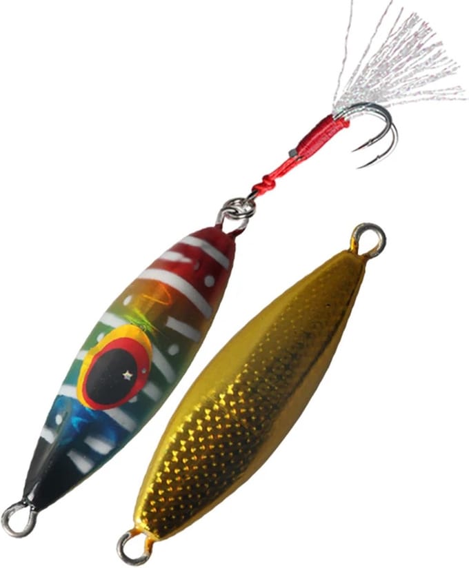 Kunstaas Roofvissen 40gr - Voor Snoek, Forel & Baars vissen - Metaal - Type JIG40-9