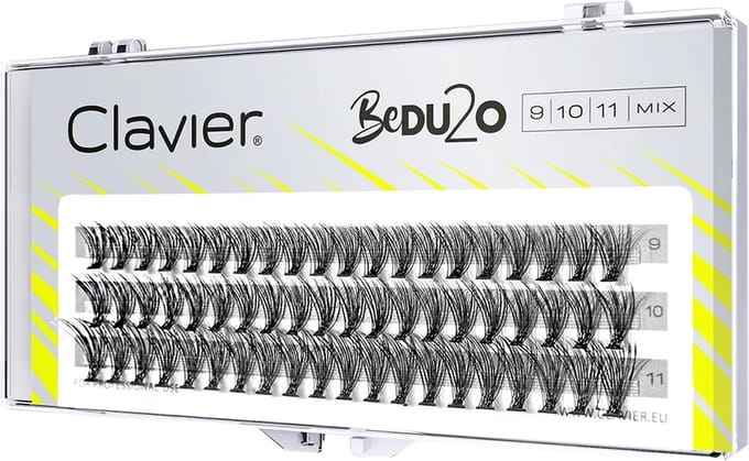 BeDU2O Dubbele Volume wimpertrosjes Mix 9-10-11mm
