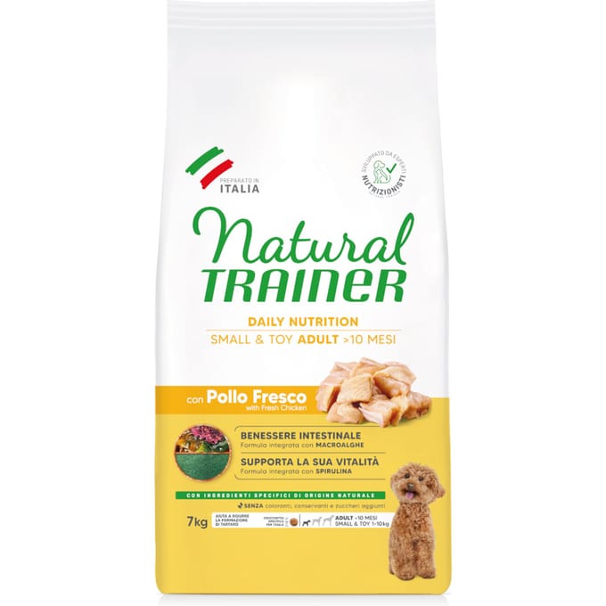 Natural Trainer Adult Small & Toy met Kip - 7 kg