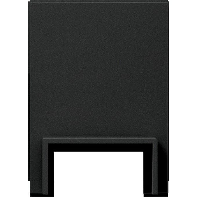 Gira Adapter Kabeldoorvoerkanaal 13 x 25mm Systeem 55 Zwart - 1068005 [2 stuks]