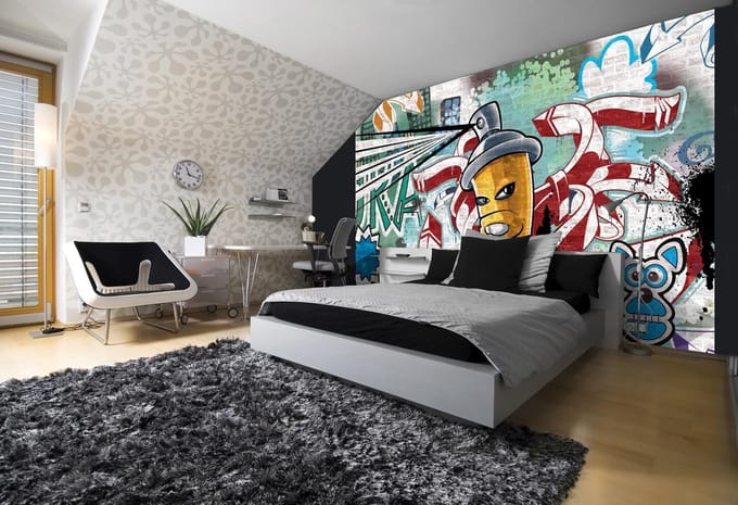 Graffiti Street Art Photo Wallcovering