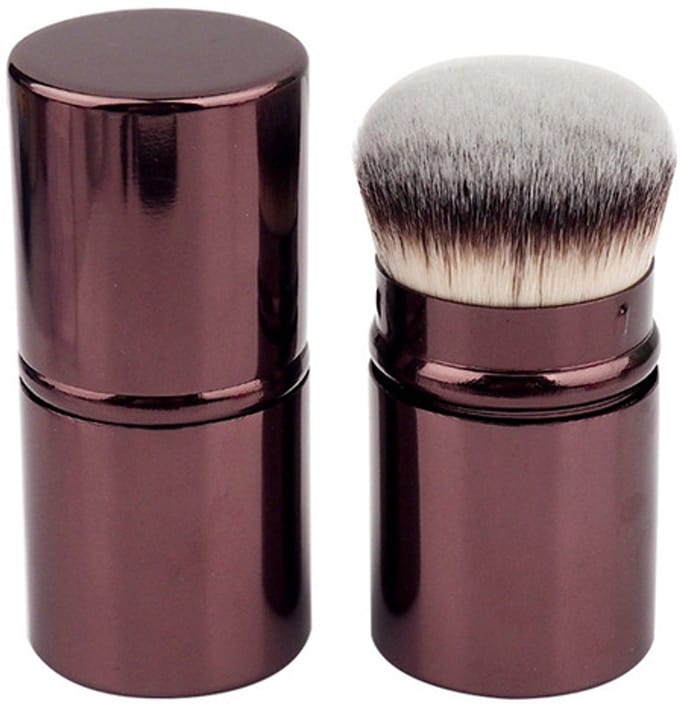 Intrekbare make-upkwast - Blush, bronzer en geperste poeder - drie kleuren