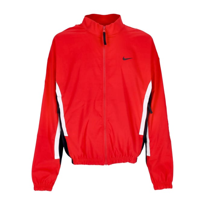 Heren trainingsjack DNA geweven basketbaljack University Rood/zwart/wit/zwart