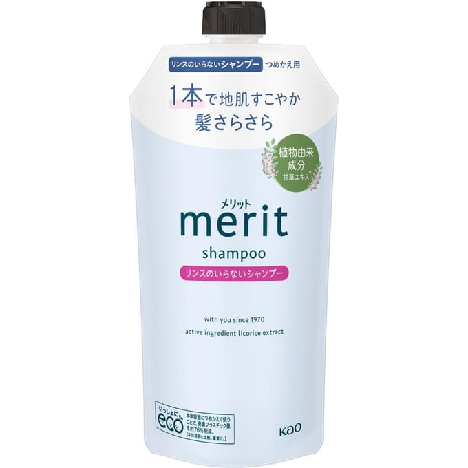 Kao - Merit Rinse In Shampoo 320ml Refill