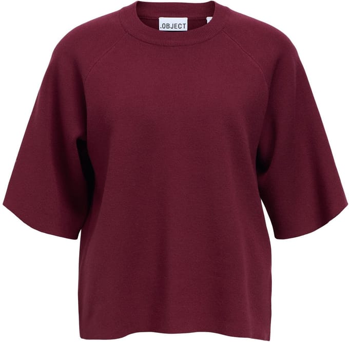 Object objreynard 2/4 knit pullover noos 23045103 windsor wine