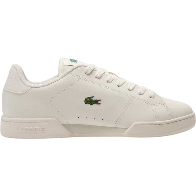 Lacoste Carnaby leren sneakers met cupzool voor heren (Gebroken wit)