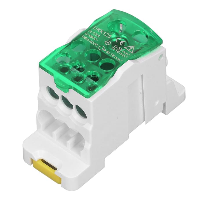 DIN Rail Verdeelkast Universeel Elektrisch Klemmenblok Stroomdraad Connector Lasdoos 690V
