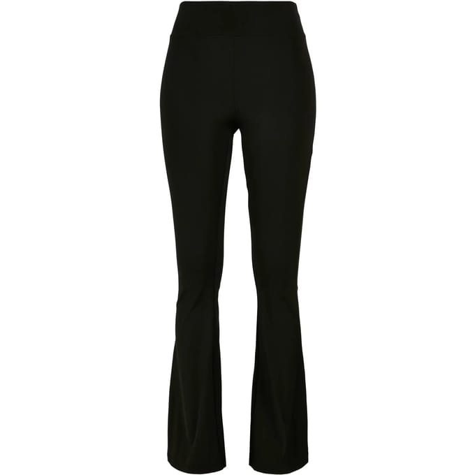Urban Classics - Recycled High Waist Flared Legging - 5XL - Zwart