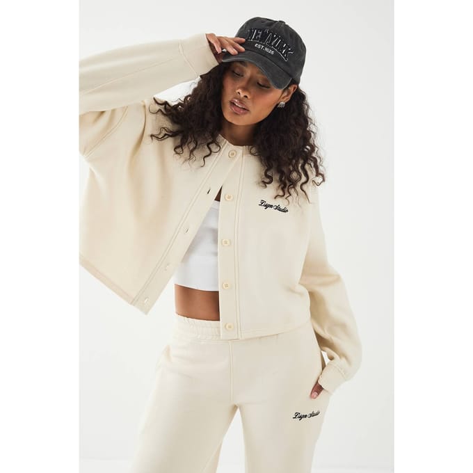 Dames DSGN Studio Doorknoop Sweatshirt | Creme | Maat: Medium