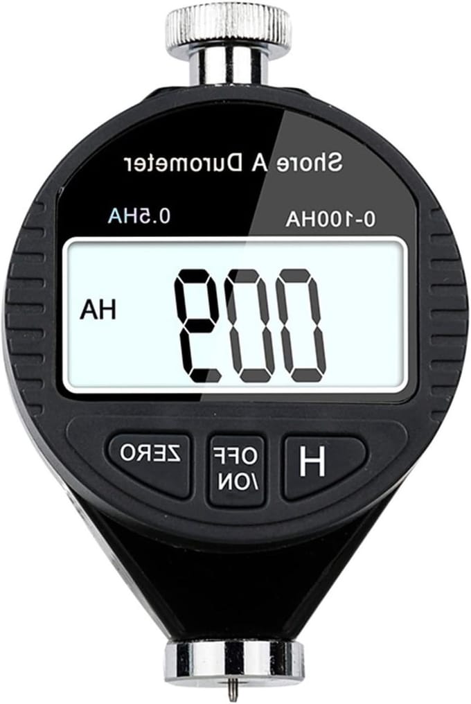 Maizoon LCD Display 0-100HA Digital Durometer,Shore A Hardness Tester,Tire Plastic Rubber Leather Test Tool,NE10A
