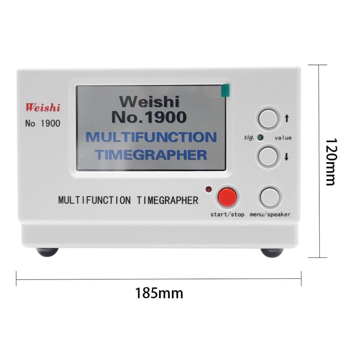 WeiShi No.1900 multifunctionele professionele timegrapher nauwkeurige mechanische horlogetest repareren AU Plug white