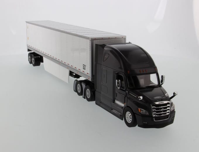 Freightliner Cascadia Trekker - Truck - met 53' Oplegger - 1:50 - Diecast Masters