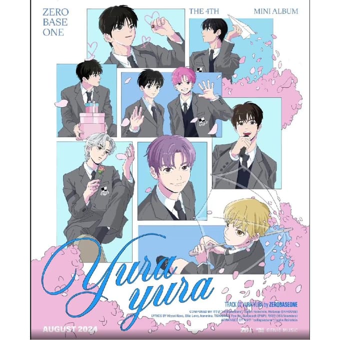 ZEROBASEONE - [CINEMA PARADISE] 4e Mini-album Yura Yura